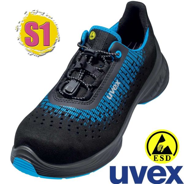 UVEX1 G2 blau-schwarz, Sicherheitsschuh S1, - 68298