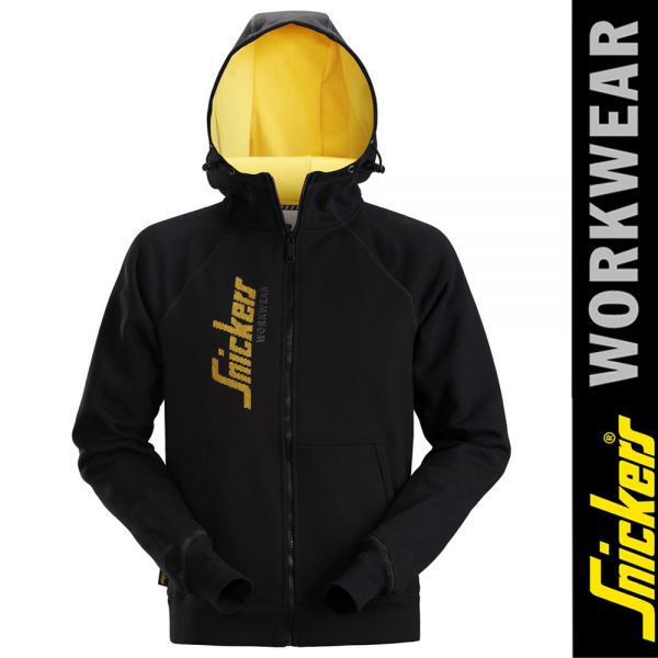 Hoodie, Snickers Workwear, 2888 SWW Logo Arbeitshoodie mit Reißverschluss