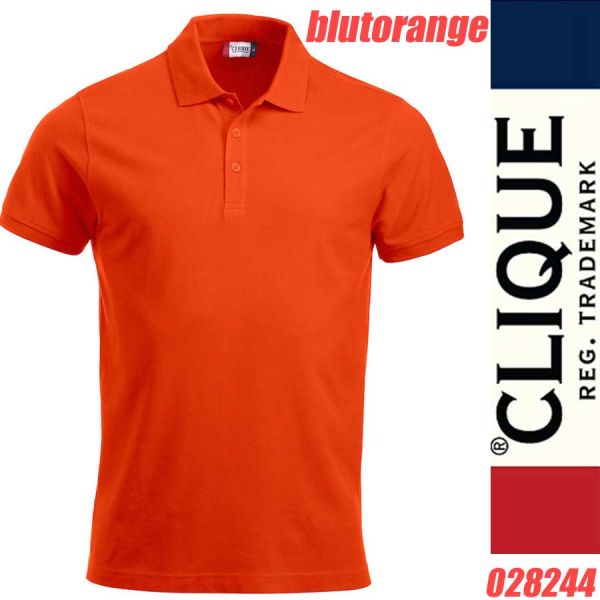 Classic Poloshirt, LINCOLN, S/S, CLIQUE, 028244, blutorange