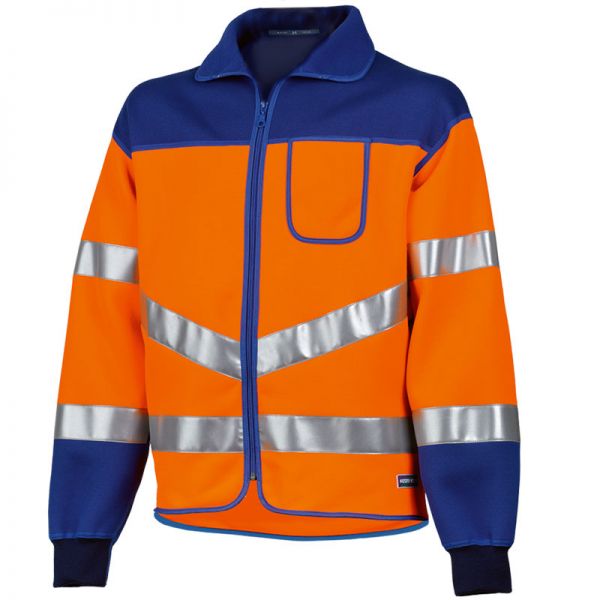 Warnschutzjacke leuchtorange/blau HUSKY NOVA REFLEX -