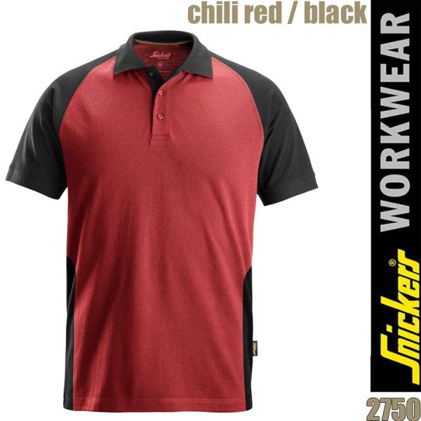 Zweifarbiges Poloshirt, 2750 SNICKERS Workwear