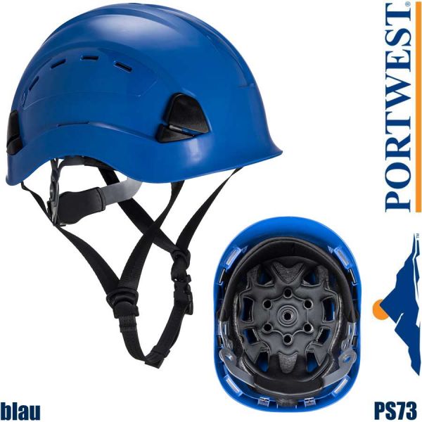 Bergsteiger Helm, Endurance, PS73, Portwest,blau