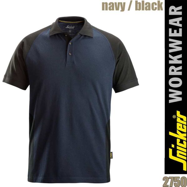 Zweifarbiges Poloshirt, 2750 SNICKERS Workwear