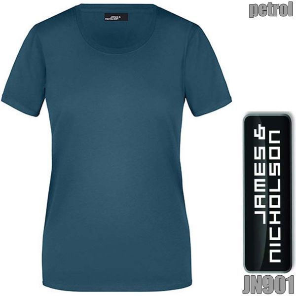 Damen Basic T-Shirt, JN901, JAMES NICHOLSON