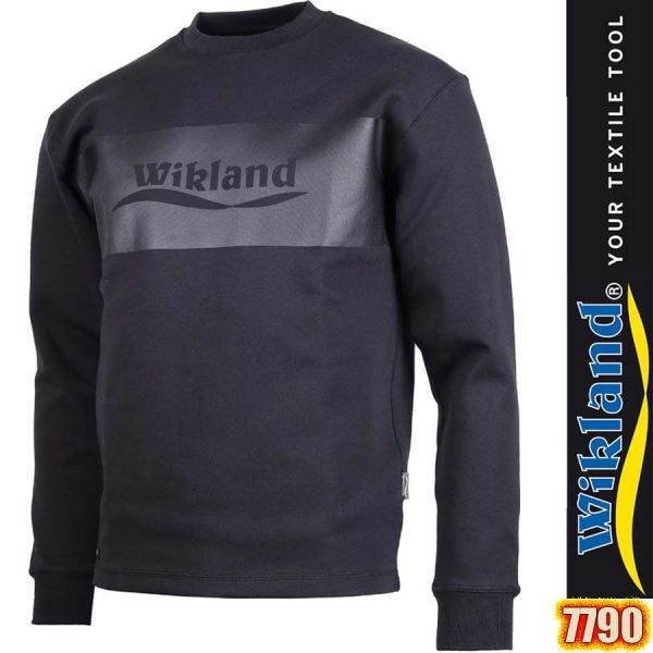 Sweatshirt, schwarz WIKLAND, PROMO, 7790
