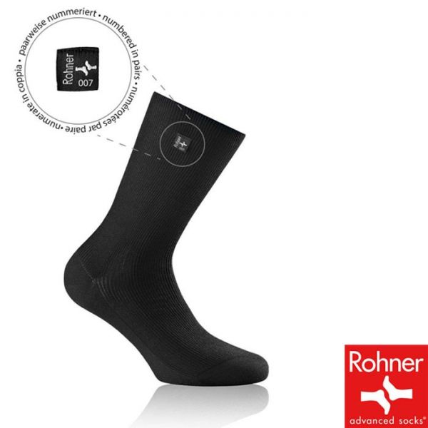 Super BW - Socks von Rohner -schwarz - 10-0241-009