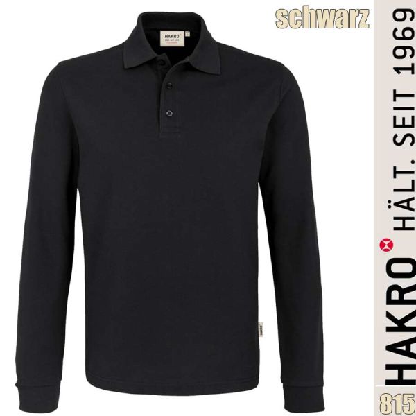 NO. 815 Hakro Longsleeve-Poloshirt Performance Mikralinar