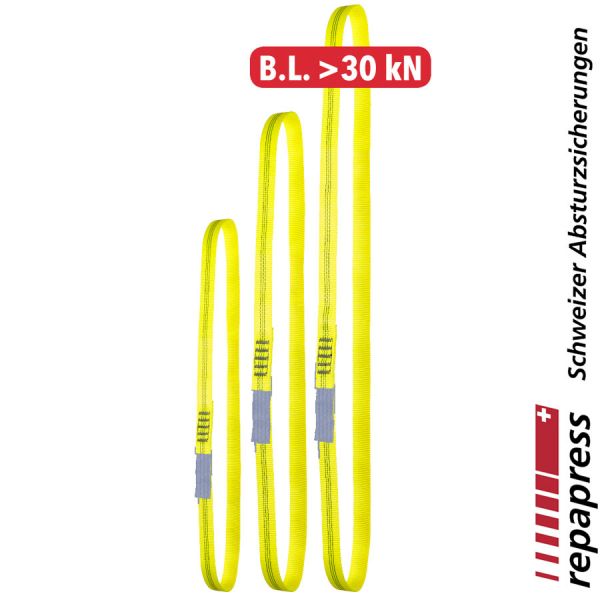 Bandschlingen LISKO 2 M - gelb - 30 kn REPAPRESS