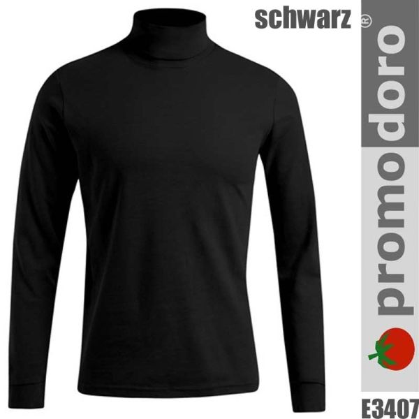 Men's Rollkragen, Turtleneck T-Shirt, langarm, PROMODORO, E3407