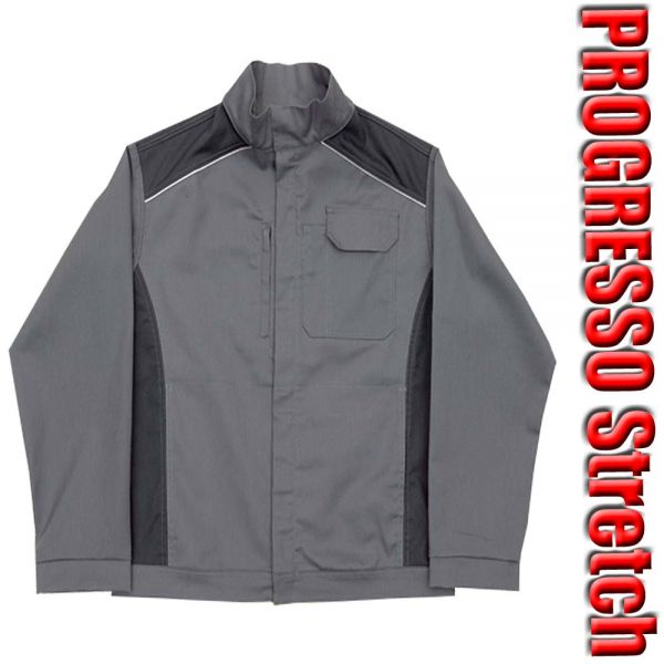 Arbeits Bundjacke, grau PROGRESSO - STRETCH