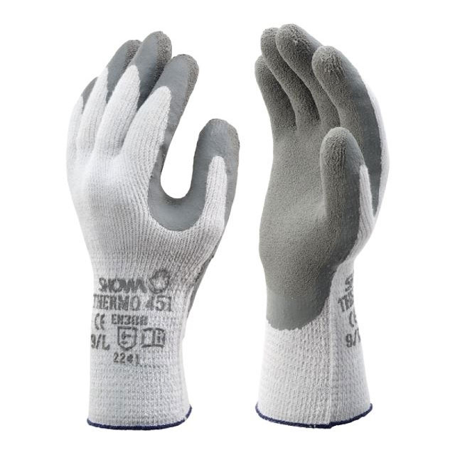 10 L 1 Paar Showa NSK26 Chemikalienschutz-Handschuhe lang Schutzhandschuhe Gr 