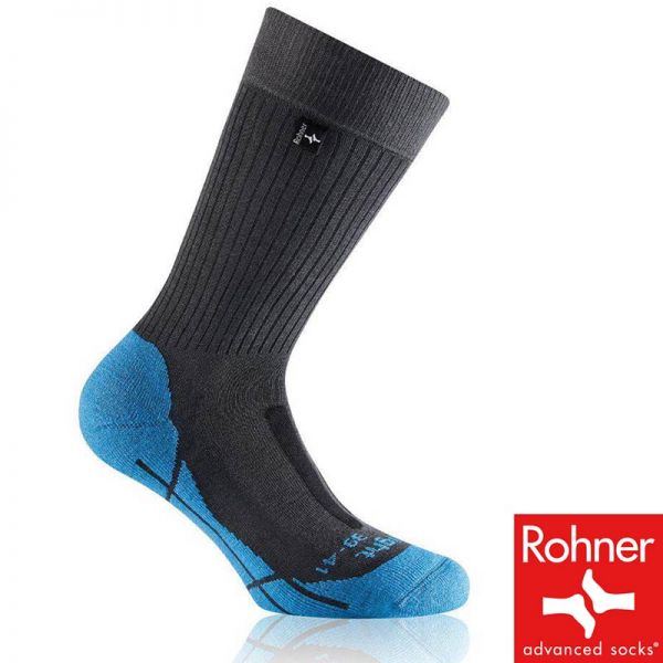 ROHNER SAC trek-Light Trekkingsocken, blau, 620191