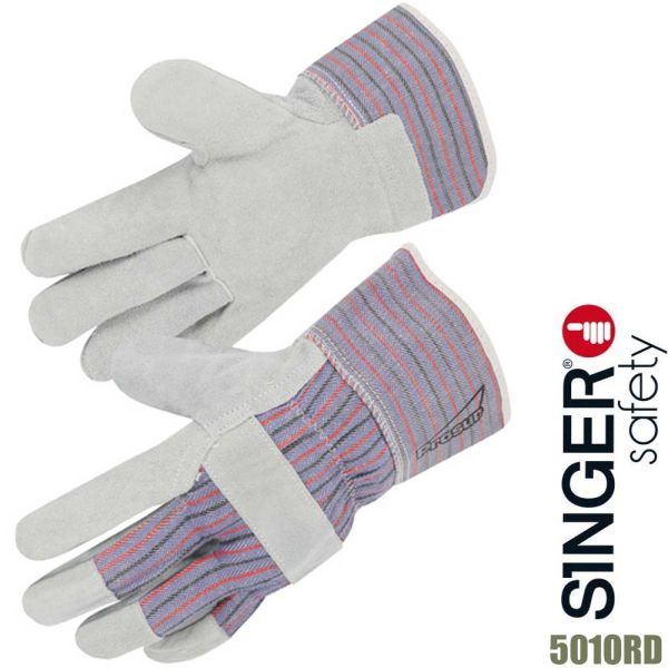 Leder Handschuh aus Rindsspaltleder, 501ORD, SINGER Safety
