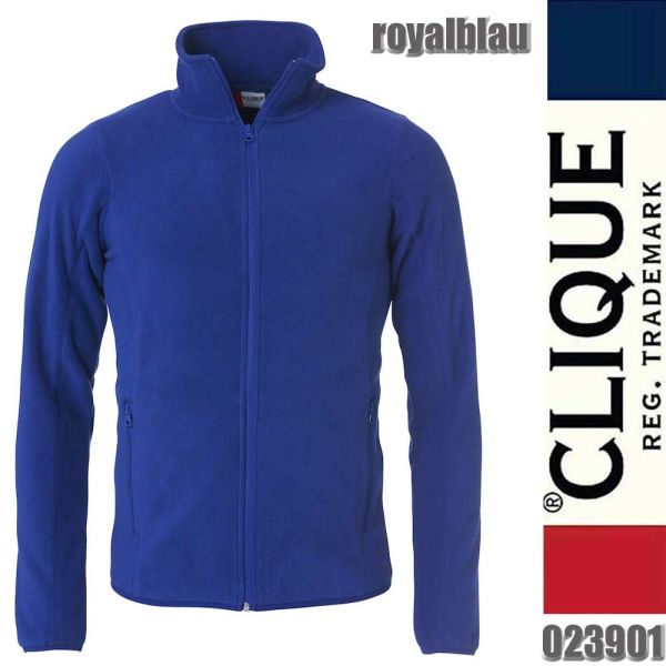 Basic Polar Fleece Jacket, Clique - 023901, royalblau