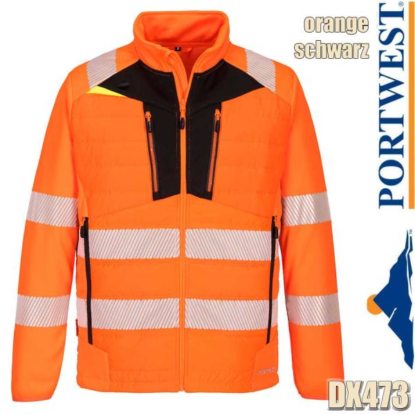 DX4 Warnschutz-Hybrid Steppjacke, DX473, PORTWEST