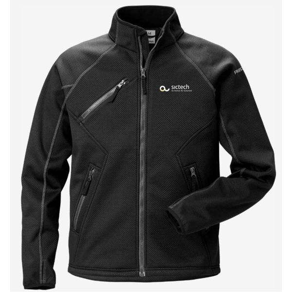 Transferdruck 2- farbig 8 cm auf softshelljacke Brust links 70102-2