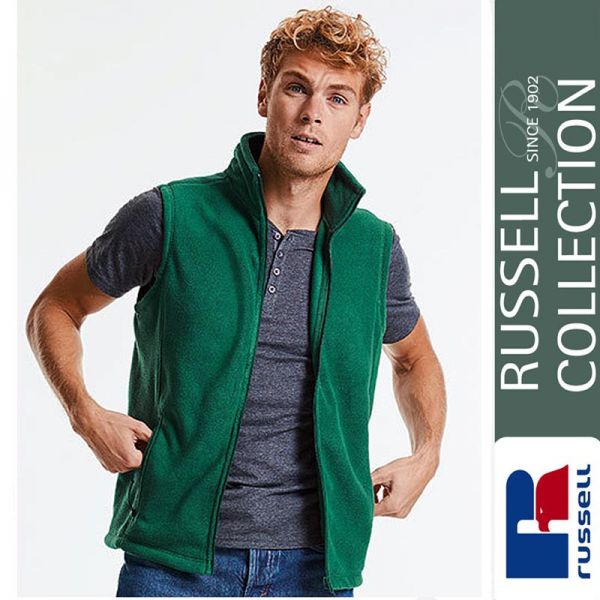 Men's Outdoor Fleece Gilet, Russel - Z8720