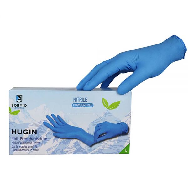 Bormio Hugin Nitril-Einweghandschuhe - Box zu 100 Stck.