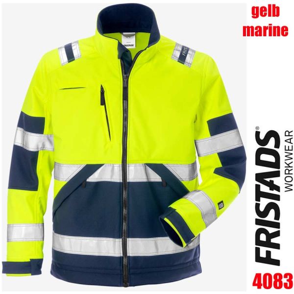 HIGH VIS SOFTSHELL-JACKE KL. 2 4083 WYH, 125024