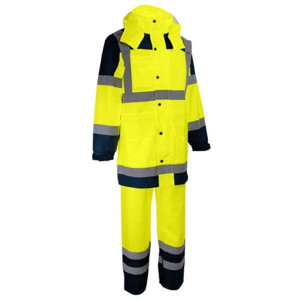 Warnschutz, Regenmantel und Hose, PU, VILO, SINGER