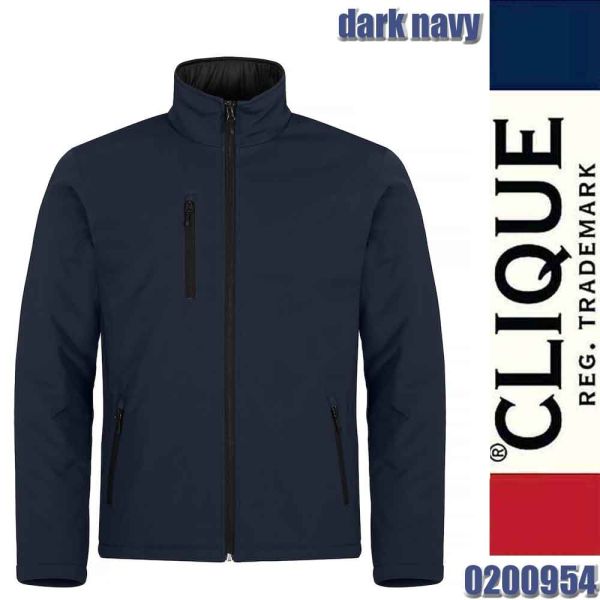 Padded Softshell Jacke, Clique - 0200954, dark navy