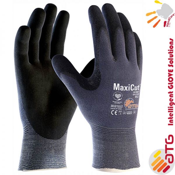 ATG MaxiFlex Cut Ultra-(44-3745) Schnittschutzhandschuh, blau-schwarz - 2043