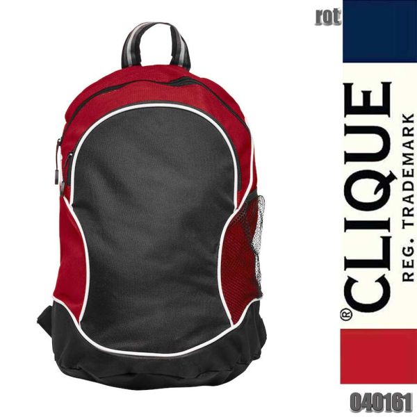 Basic Backpack sportlicher Rucksack, Clique - 040161, rot