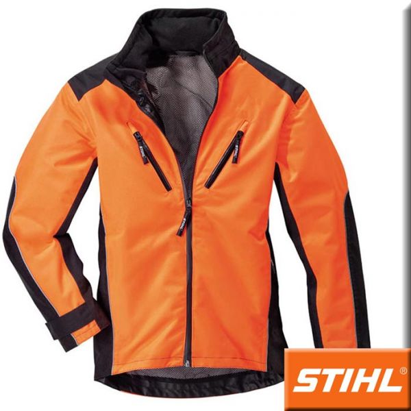 STIHL, Wetterschutzjacke RAINTEC, schwarz/warnorange,885540