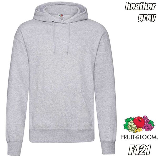 Classic Hooded Sweatshirt, FRUIT OF THE LOOM, F421