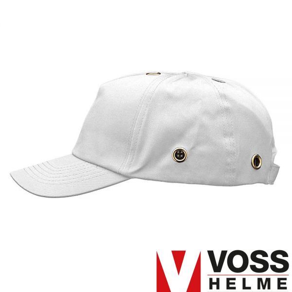 Anstosskappe im Baseball Look - weiss - VOSS Helme