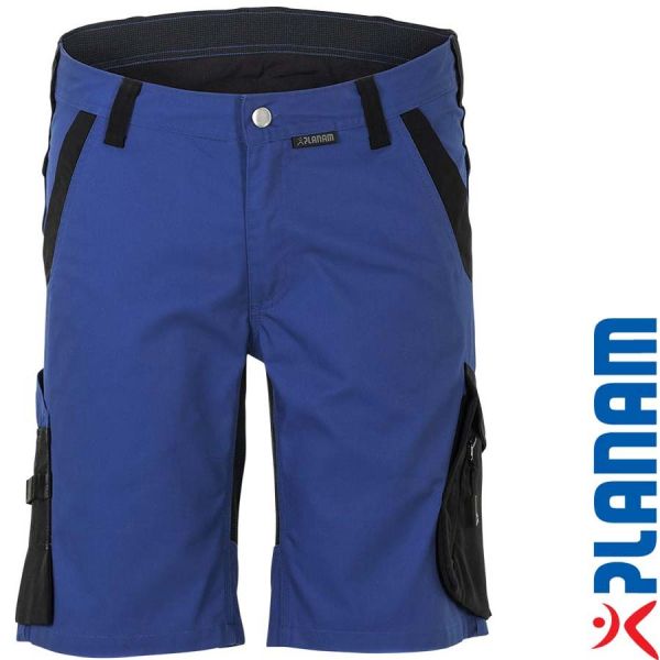 Herren Arbeitsshorts, blau/schwarz, NORIT