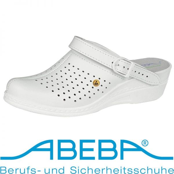 ABEBA Clog 5001 weiss 