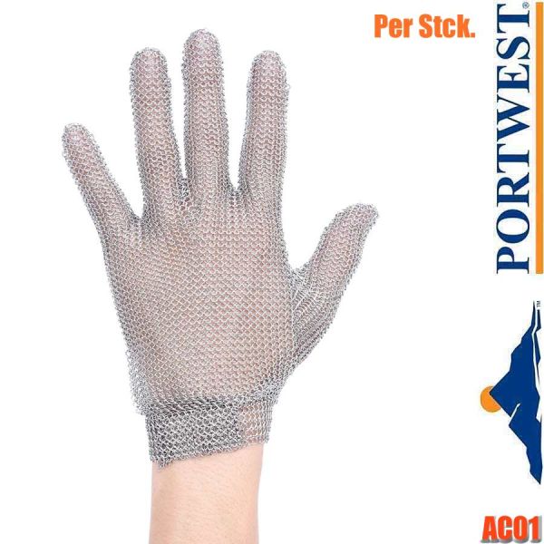 Schnittschutz-Kettenhandschuh, Chainmail - AC01, PORTWEST