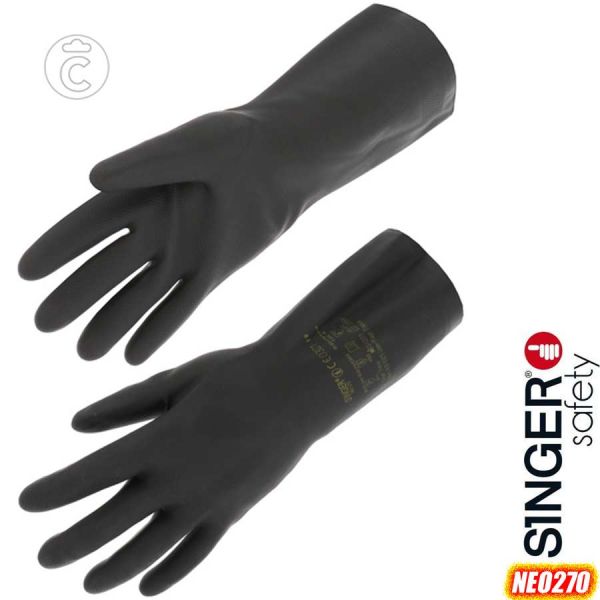 Latex / Neoprene Handschuhe, NEO270, SINGER Safety