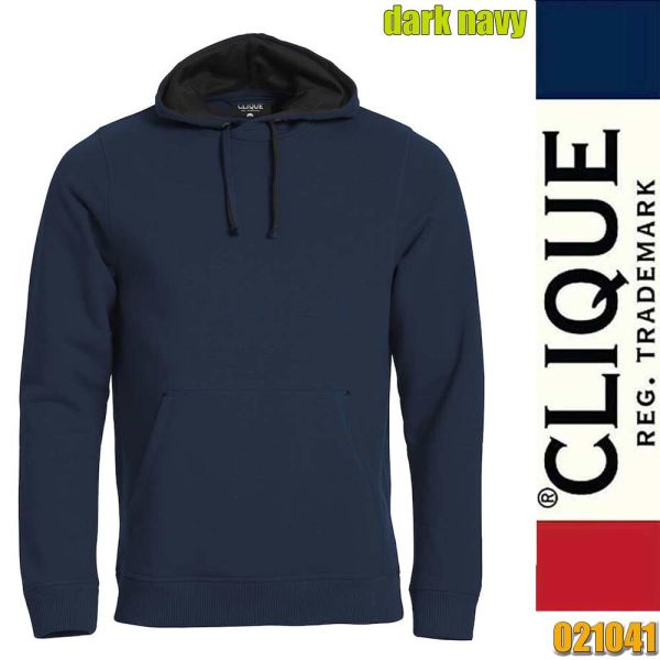 Classic Hoody, Clique - 021041, dark navy