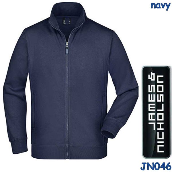 Sweat Jacke, Herren, James & Nicholson, JN046