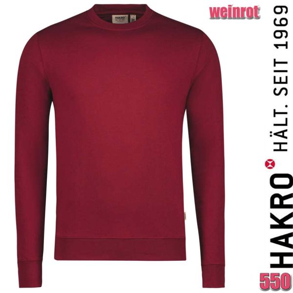 NO. 550 Hakro Sweatshirt Mikralinar ECO GRS