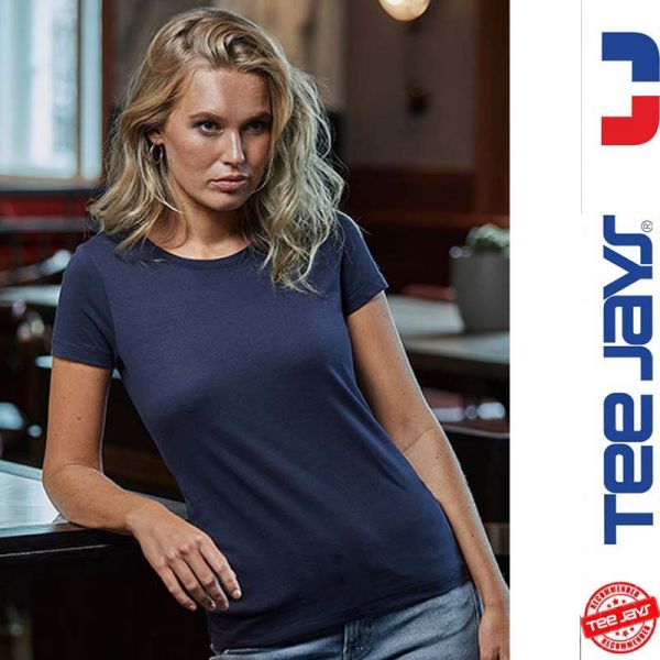 Damen Luxury T-Shirt - TEE-JAYS - TJ5001-navy