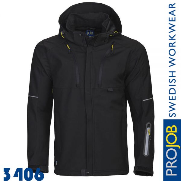 3-Lagige Softshell Jacke, PRO JOB, 3406