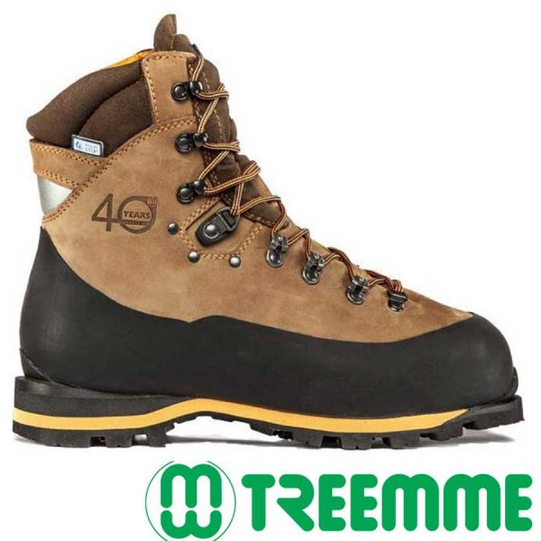 Forstschuh TREEMME, braun, Schnittschutz S3