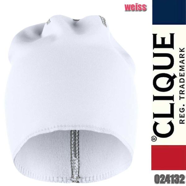 George Mütze aus elastischem Fleece, Clique - 024132, weiss