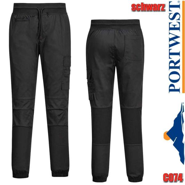 Stretch Kochhoe, Jogger, C074, schwarz, PORTWEST