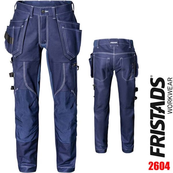 Stretch Handwerkerhose 2604 FASG - FRISTADS - 129474-blau
