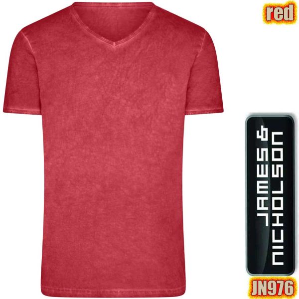 Herren Spray T-Shirt, JN976, JAMES&Nicholson