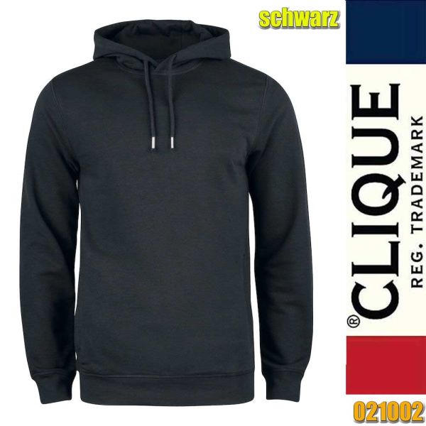 Premium OC Hoody, Clique - 021002, schwarz