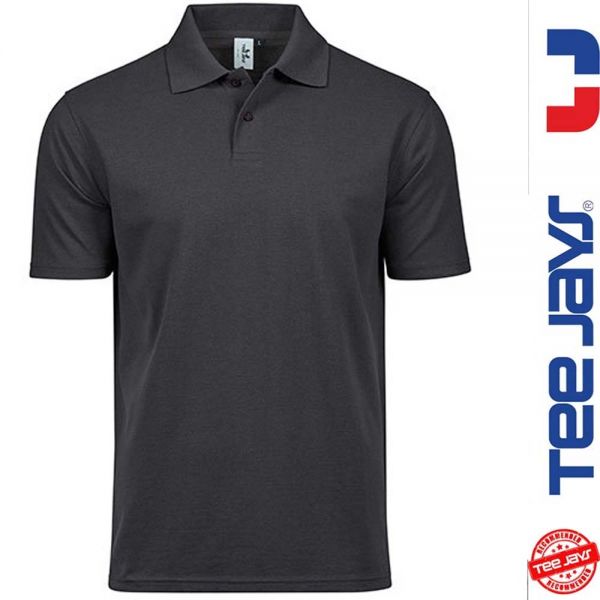 Power Poloshirt - TEE-JAYS-dark grey solid