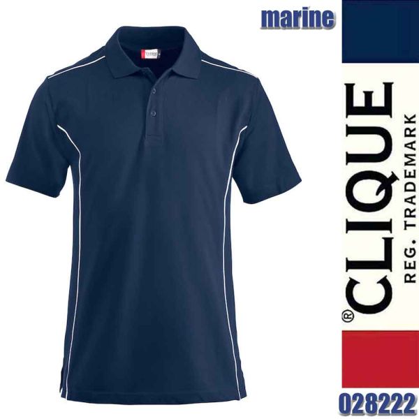 New Conway Polo Shirt mit Contrast, Clique - 028222, marine