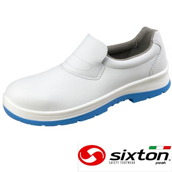 SIXTON VENEZIA BLU S3 - Sicherheitsschlupfschuh - weiss