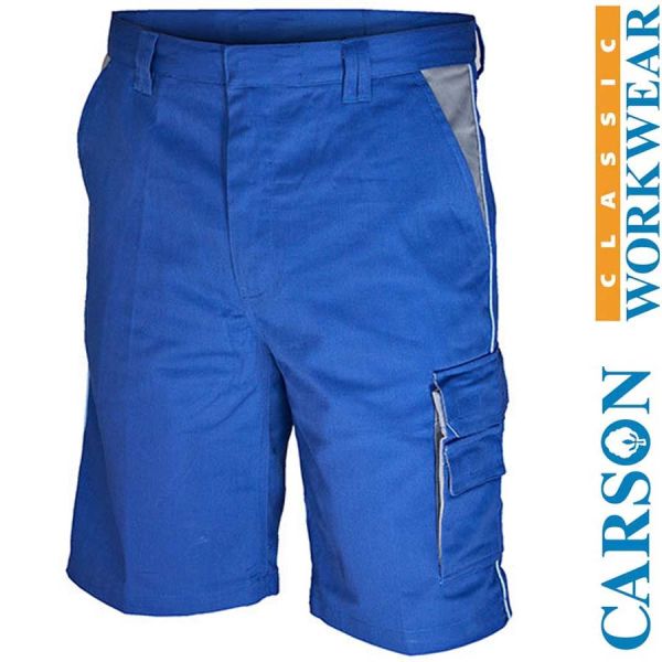 Shorts - CONTRAST, CARSON royalblau-grau, 17218