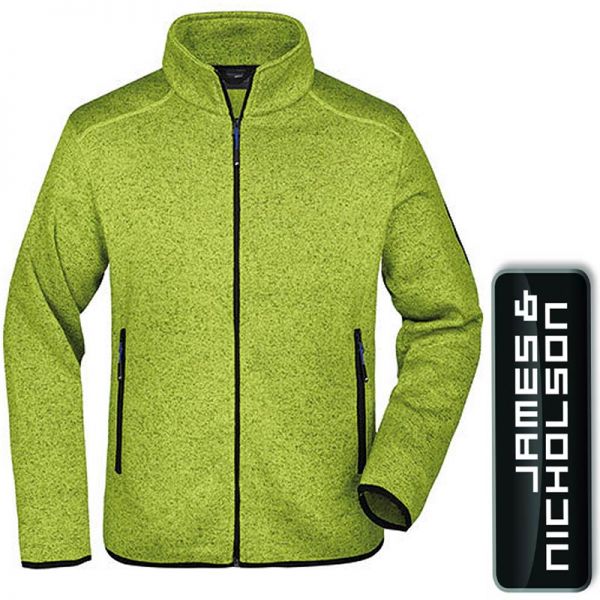 Strick Fleece Jacke von James Nicholson - JN762